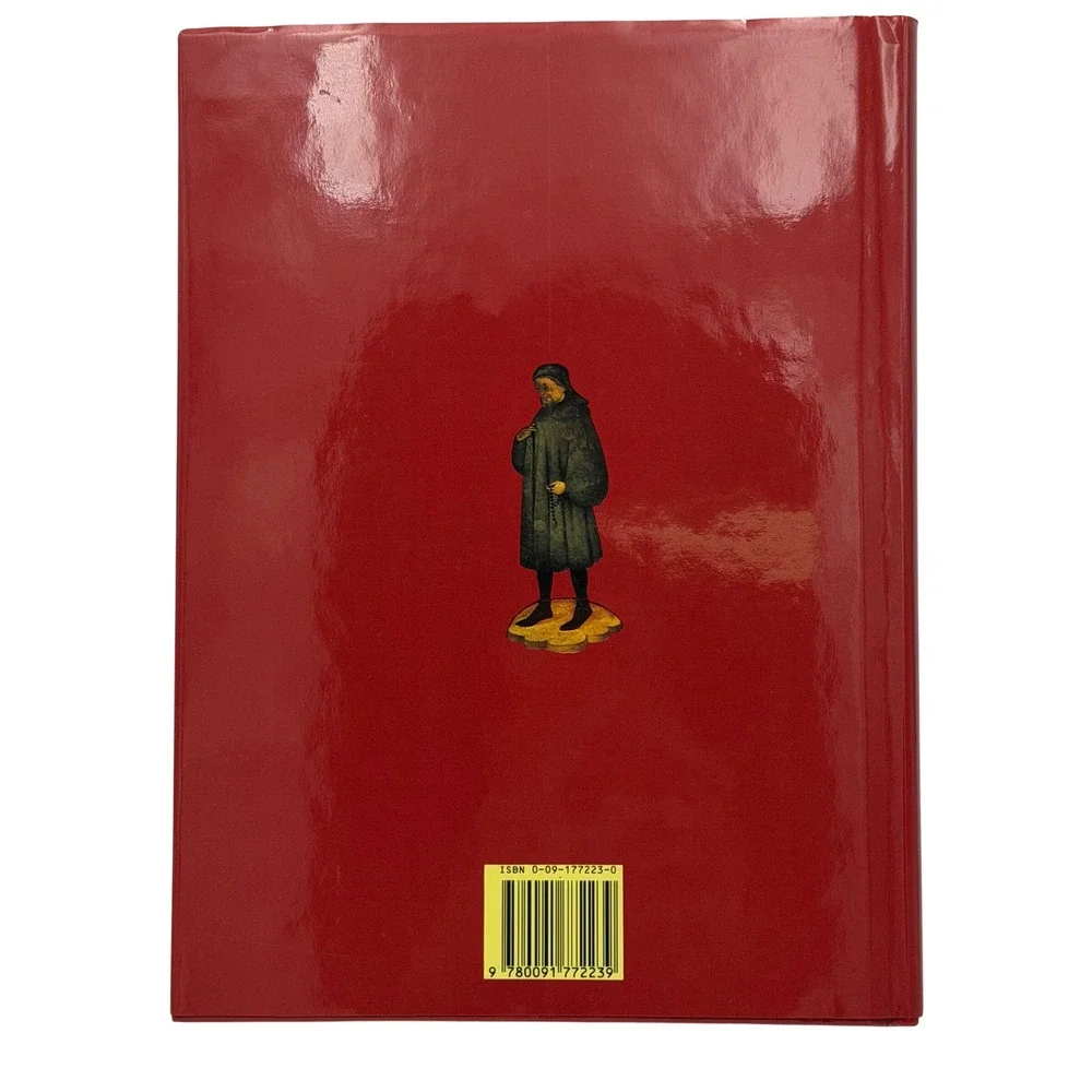 The Canterbury‎ Tales Geoffrey Chaucer Illustrated Edition Hardcover 1992 Red